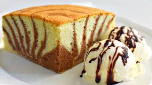 Trim cake layers, if necessary. Zebra Cake Merryboosters