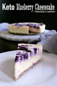 Keto Blueberry Cheesecake Recipe Low Carb Desserts Low Carb Recipes Dessert Blueberry Cheesecake