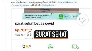 Fill surat keterangan sakit puskesmas pdf: Cara Dapat Surat Keterangan Sehat Di Pandemi Covid 19