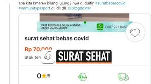 Masuk cara baik, keluar pun mestilah cara baik. Cara Dapat Surat Keterangan Sehat Di Pandemi Covid 19