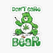 Funny Bear Smoking Weed Cannabis Marijuana 4 20 Stoner Gift T Shirt Sticker By Lcd8786 Redbubble