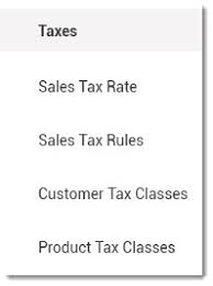 Setting Up Sales Taxes
