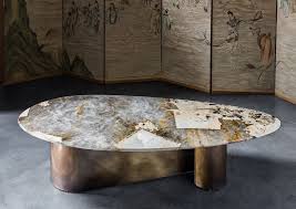 Cusi Sculptural Table In 2020 Coffee Table Steel Coffee Table Brass Coffee Table