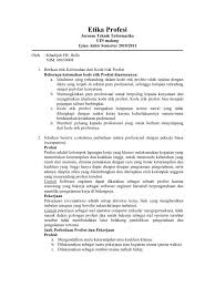 Maybe you would like to learn more about one of these? Contoh Soal Etika Profesi Akuntansi Kelas 10 Barisan Contoh