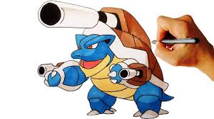 How To Draw Mega Blastoise From Pokemon X Y 6 Gen Easy Step By Step Drawing Pokemon Blastoise Pokemon Pokemon Drawings