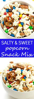 Salty And Sweet Popcorn Snack Mix Gal On A Mission Snack Mix Snacks Snack Mix Recipes