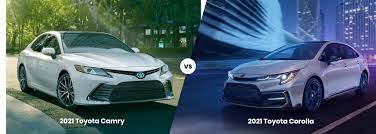 Toyota corolla, both of these cars give you multiple engine options, ideal for all types of toms river daily drives. 2021 Toyota Camry Vs 2021 Toyota Corolla Earl Stewart Toyota