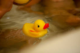 Bath time and rubber duck in soap foam. Rubber Duck Offered In The Bathtub Picture Of Conrad Hong Kong Hong Kong Tripadvisor