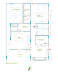 30x40 North Facing Plan First Floor Duplex 30x40 House Plans One Floor House Plans Indian House Plans