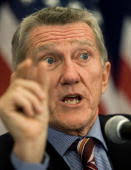 Former US Secretary of the Navy John Lehman affirms his support for... News  Photo