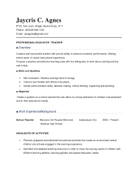 Our teacher cv template collection is a great place to start when writing your own teaching cv. Resume Sample For Teachers
