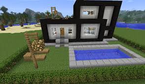 Construction D Une Maison Moderne A Minecraft Maison Zenidees Maison Moderne Comment Construire Une Maison Maison