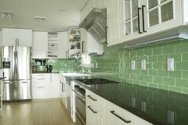 Light Green Color Tile Backsplash Green Kitchen Backsplash Green Subway Tile Green Backsplash