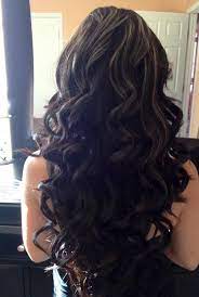 Big Curly Hairstyles Big Curls With A Hint Of Skinny Blonde Highlights By Avee Ali Hair Styles Hair Her Hair