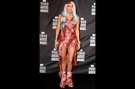 Lady gaga's meat dress is now made to order. Lady Gaga Explains Her Meat Dress It S No Disrespect Billboard