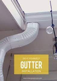 Diy Gutter Installation How To Install Gutters Diy Gutters Diy Home Repair