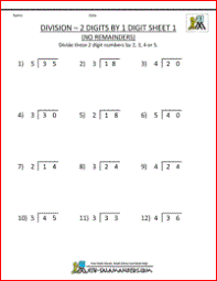 division worksheets