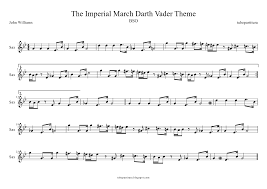 The Imperial March Darth Vader Theme Partituras Clarinete Hojas De Musica Partituras