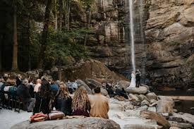 This Waterfall Wedding Overflows With Sweet Details Waterfall Wedding Georgia Wedding Venues Best Wedding Venues