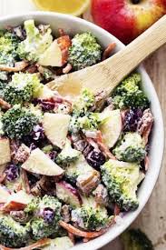 Salade De Brocolis Et Pommes Salade Brocoli Salade De Brocoli Et Pomme Recettes De Cuisine