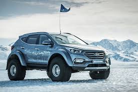 This Is The First Car That Crossed Antarctica Hyundai Santa Fe Hyundai Cars Hyundai