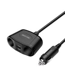 Radar detector 12 mirror plug wire tap rj11 hardwire power cord kit for escort valentine one uniden beltronics product description. Bestek Car Cigarette Lighter Adapter Socket Splitter 12v 24v With Dual Usb Ports For Iphone Ipad Samsung Gps Dashcam Radar Detector And More Black Mrs152bk