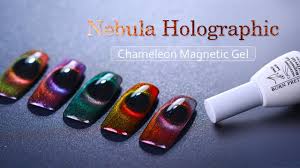 More details about magnetic cat eye gel polish please contact us. New Arrivals Holographic Chameleon Magnetic Cat Eye Gel Polish Tutorial Youtube