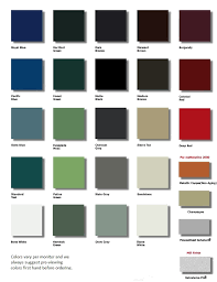 Dallas Metal Roofing Color Chart Dallas Texas Metal Roofing