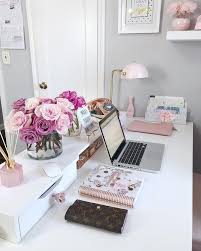 Here S The Perfect Inspiration For You Pink Home Decor Ideas Join Us In A World Of Cotton Candy Elegance And S Office Desk Decor Pink Home Decor Girly Office
