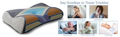 Good for back and side sleepers. Amazon Com Memory Foam Pillow For Sleeping Mkicesky Cervical Contour Orthopedic Pillow Relief Neck Shoulder Pain Ergonomic Bed Pillow For Side Back Stomach Sleeper Silver Gray Home Kitchen