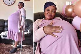 Last week, local media reported that gosiame sithole, 37, had delivered 10 babies — seven boys and three girls. South African Octomum Gives Birth To 10 Babies At Once Setting New World Record Citizentv Co Ke