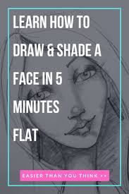 Have You Always Wanted To Learn How To Draw Shade A Whimsical Female Face It S Easier Than You Think Once Someone Shows You Woman Face Karen Campbell Face