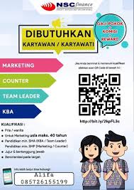 A4, desa adisana, kecamatan bumiayu, kabupaten brebes, jawa tengah bumiayu, brebes. Lowongan Kerja Marketing Dan Kba Pt Nsc Finance Purbalingga Loker Swasta