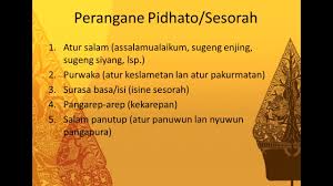 Pertama, teks geguritan yang menceritakan tentang pengalaman yang pernah dialami si pembuat geguritan atau orang lain, bersifat naratif. Sebutna Perangane Sesorah Cara Golden