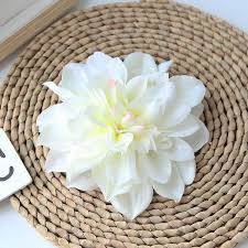 Explore a wide range of the best silk flowers on aliexpress to find one that suits you! Silk Flowers Bulk Artificial Dahlia Flower Heads White Pink Champagne Vanrina