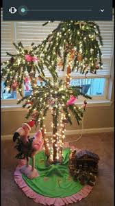 Tropical Christmas Tree Coastal Christmas Tree Christmas Palm Tree Florida Christmas