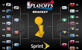 While the first round may not be as competitive as the latter stages, there are still some interesting matchups to look out for. Brackets Schedules Recaps Video Highlights On Nba Com Nba Playoff Bracket Nba Playoffs Basketball Scoreboard