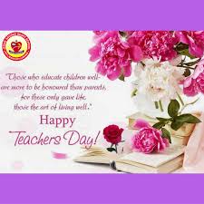 Best Birthday Wishes For Teacher In Hindi The Entire School Echoed With Happy Teachers Day Wishes Of The Students For Their Teacher Teachers Day Card Happy Teachers Day Wishes Teachers Day Wishes