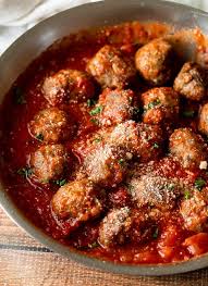 Baked Meatballs Recipe Recipe Meatball Recipes Easy Easy Italian Meatball Recipe Easy Italian Meatballs