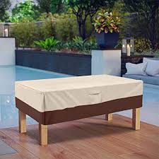 Transform any outdoor space into your own personal oasis, with beautiful new patio furniture from costco. Vailge Rectangular Coffee Table Cover Outdoor Lawn Patio Furniture Covers With Padded Handles And Durable Hem Cord Heavy Duty And Waterproof Fits Large Rectangular Coffee Table Beige Brown Pricepulse