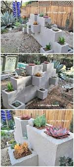 Make A Cinder Block Wall Planter Free Tutorial 22 Diy Cinder Block Planter Ideas To Update Cinder Block Garden Garden Planters Diy Cinder Block Garden Wall