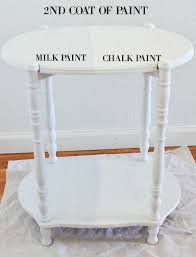 Paint Projects Rust Oleum Milk Paint Vs Chalked Paint Sarah Joy Blog Milk Paint Furniture Milk Paint White Chalk Paint Furniture