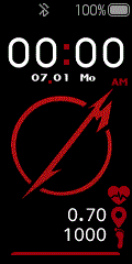 Metallica M Logo By Pulse2d Xiaomi Mi Band 4 Amazfit