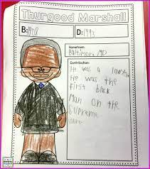 Thurgood Marshall Writing – The Kindergarten Smorgasboard