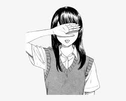 Want to discover art related to animeaesthetic? Anime Girl Cartoon Monochrome Aesthetic Png Anime Girl Boku Wa Mari No Naka Manga Cover 500x633 Png Download Pngkit