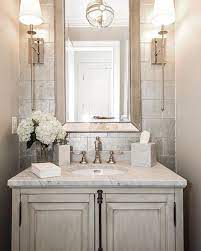 Neutral Powder Room Powder Room Decor Trendy Bathroom Bathrooms Remodel