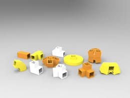 Customizable Modular Connector System Grad Project By Alanaaa Projects 3d Printing Prints