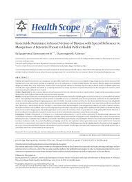 Do you have questions about pests & rodents in your home or office that need answering? Pdf Insecticide Resistance In Insect Vectors Of Disease With Special Reference To Mosquitoes A Potential Threat To Global Public Health