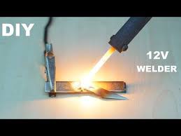 How To Make Mini Welding Machine With 12v Battery Youtube In 2020 Welding Machine Welding Electrical Projects