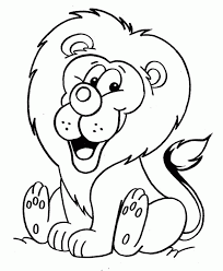 Keep your kids busy doing something fun and creative by printing out free coloring pages. Cute Lion Coloring Page Coloring Home